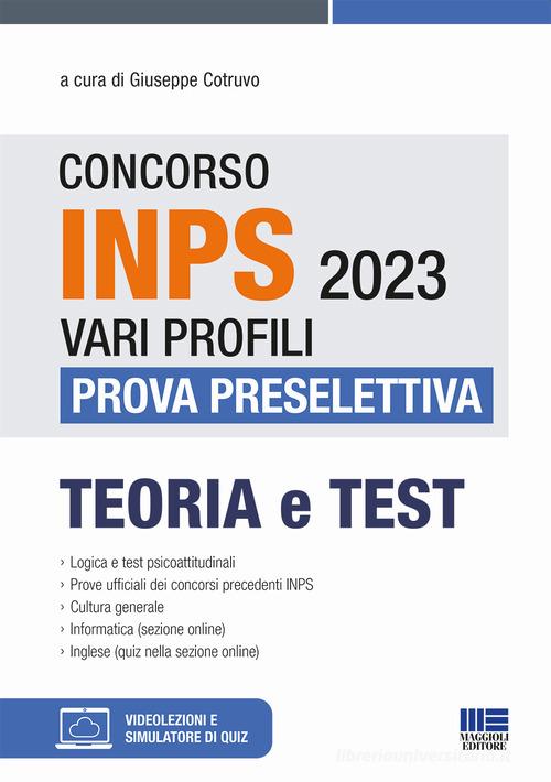 CONCORSO INPS PROVA PRESELETTIVA Libreria Sapiens Testi