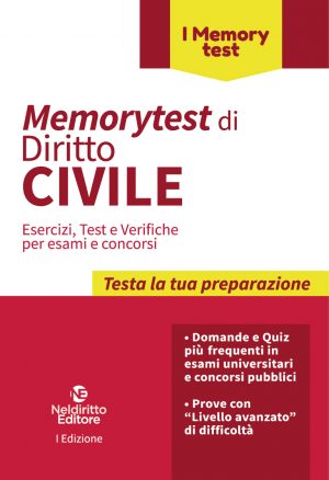 MEMORYTEST DI DIRITTO CIVILE