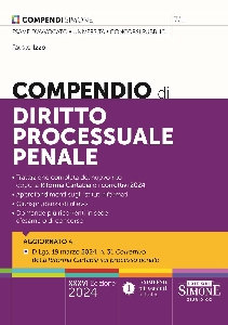 007/1 COMPENDIO DIRITTO PROCESS. PENALE