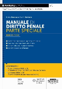 003/1 MANUALE DIRITTO PENALE PT. SPECIAL