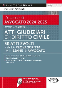 54/1 ESAME AVVOCATO 24-25 ATTI CIVILE