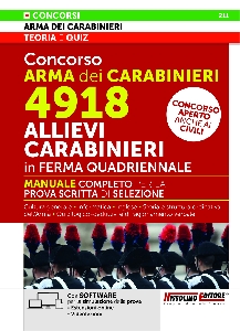 CONCORSO ARMA DEI CARABINIERI 4918 ALLIE