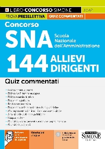 CONCORSO SNA SCUOLA NAZIONALE DELL'AMMIN