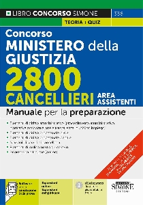 CONCORSO MINISTERO DELLA GIUSTIZIA 2800