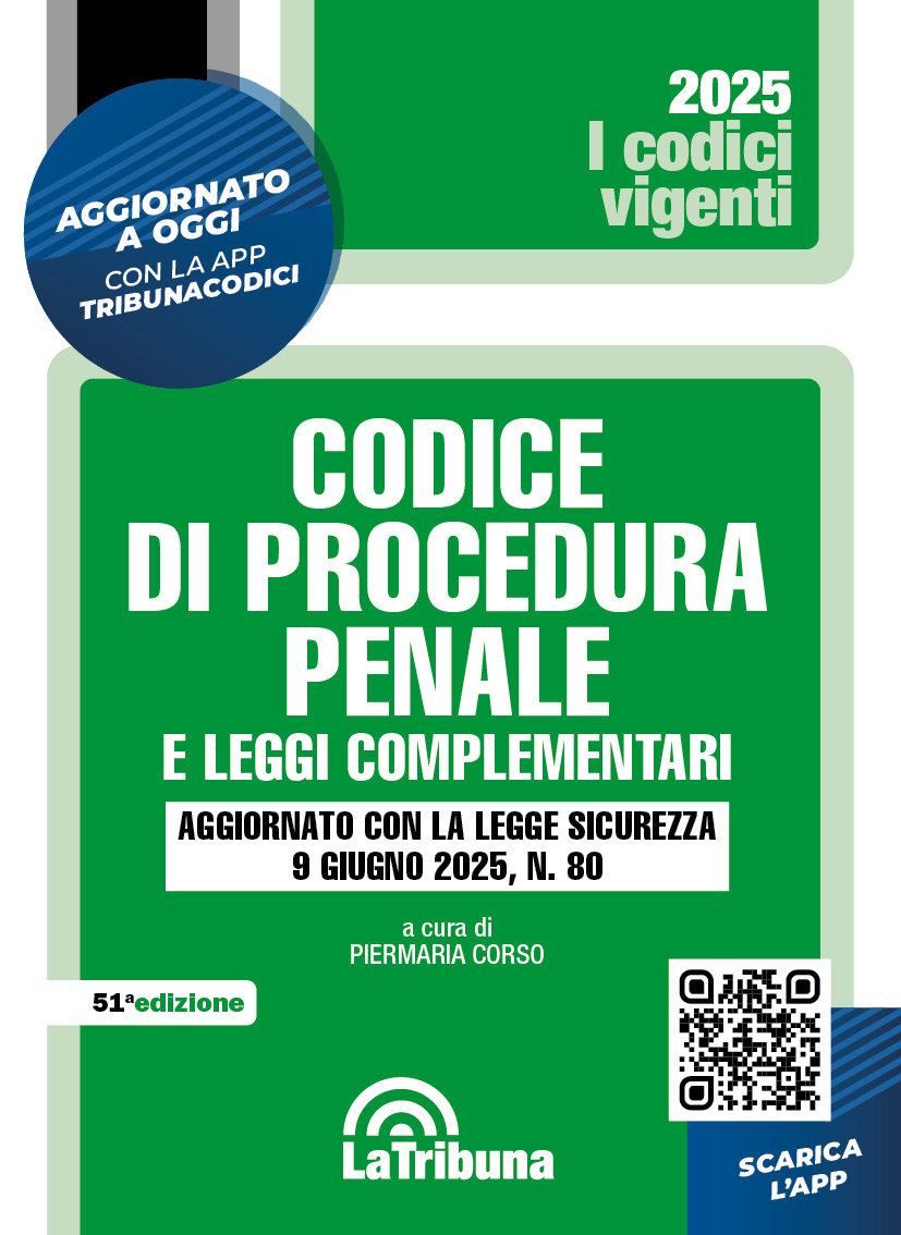 CODICE DI PROCEDURA PENALE E LEGGI COMPL
