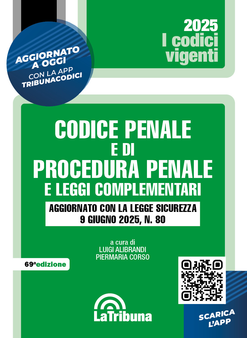 CODICE PENALE E DI PROCEDURA PENALE