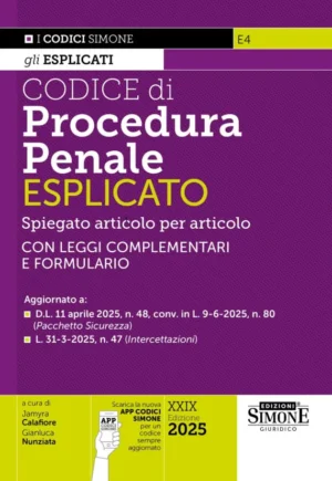 E4 CODICE PROCEDURA PENALE ESPLICATO