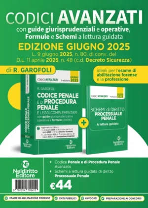 CODICE PENALE E DI PROCEDURA PENALE AVAN