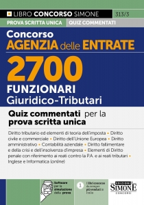 CONCORSO AGENZIA DELLE ENTRATE Â?? 2700