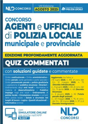 AGENTI E UFFICIALI DI POLIZIA LOCALE
