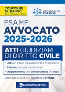 ATTI DI DIRITTO CIVILE PER L'ESAME DI AV