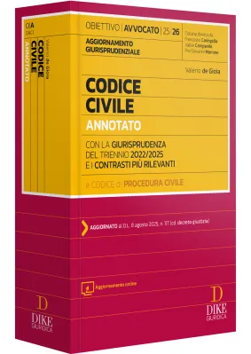 CODICE CIVILE ANNOTATO CON LA GIURISPRUDENZA TRIENNIO 2022/2025