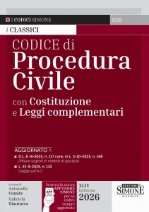 CODICE DI PROCEDURA CIVILE CON COSTITUZI