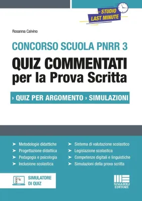 CONCORSO SCUOLA PNRR3. QUIZ COMMENTATI P