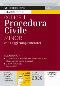 CODICE DI PROCEDURA CIVILE MINOR Â?? 508