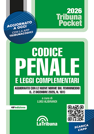 CODICE PENALE 2026