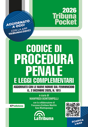 CODICE DI PROCEDURA PENALE 2026