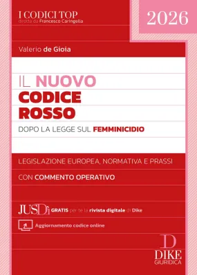 IL NUOVO CODICE ROSSO CON LEGGE FEMMINIC