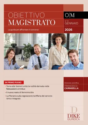 OBIETTIVO MAGISTRATO GENNAIO  2026