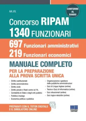 CONCORSO RIPAM 1340 FUNZIONARI, 697 FUNZ