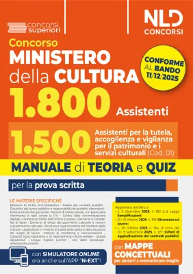 CONCORSO MINISTERO DELLA CULTURA 1800 AS