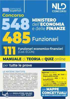 CONCORSO 584 MINISTERO DELL'ECONOMIA E D