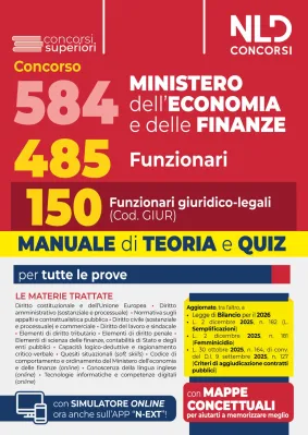 MINISTERO ECONOMIA E FINANZE 548 FUNZIONARI