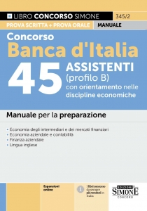 CONCORSO BANCA D'ITALIA 45 ASSISTENTI (P