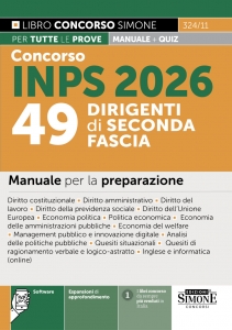 CONCORSO INPS 2026 – 49 DIRIGENTI DI SEC