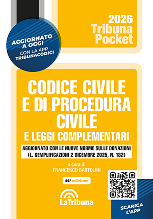 CODICE CIVILE E PROCEDURA CIVILE