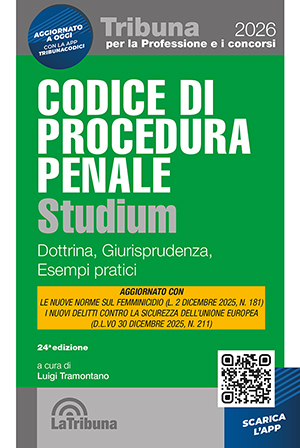 CODICE DI PROCEDURA PENALE STUDIUM