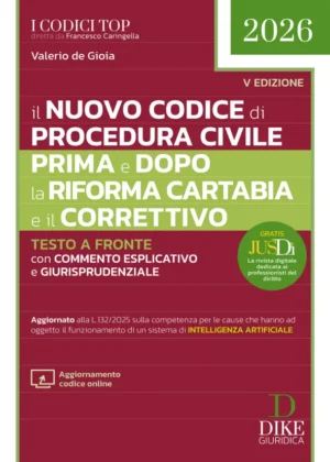 NUOVO CODICE DI PROCEDURA CIVILE PRIMA E