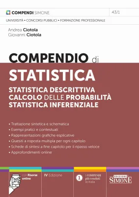 COMPENDIO DI STATISTICA  43/1