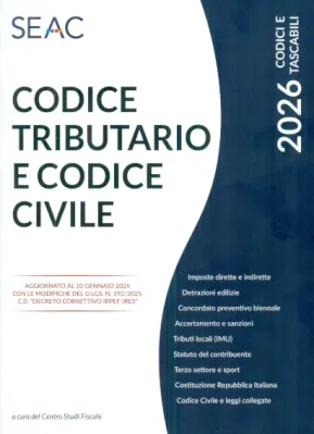 CODICE TRIBUTARIO E CODICE CIVILE