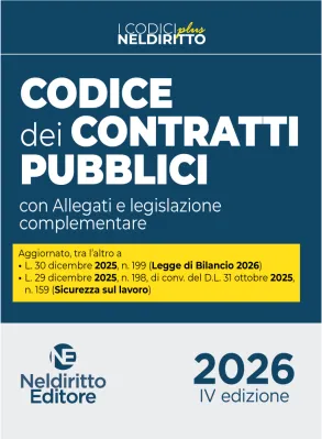 CODICE DEI CONTRATTI PUBBLICI 2026 - COD