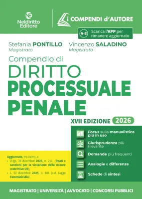 COMPENDIO DI PROCEDURA CIVILE 2026