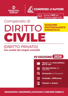 COMPENDIO DI DIRITTO CIVILE 2026