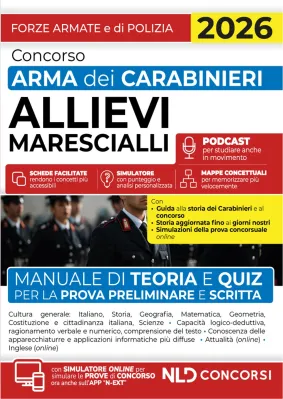 CONCORSO ARMA DEI CARABINIERI. ALLIEVI M