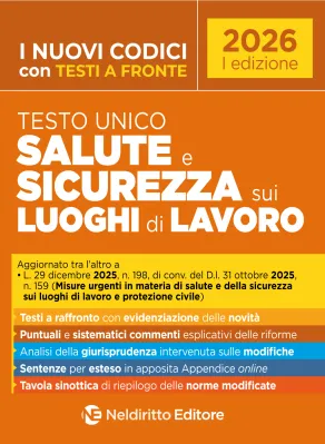 TESTO UNICO SALUTE E SICUREZZA SUI LUOGH