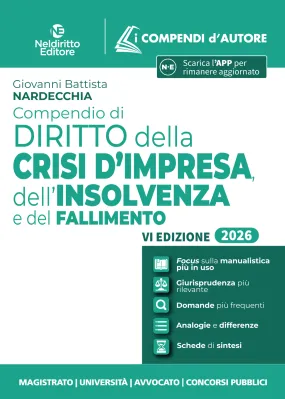 COMPENDIO DI DIRITTO DELLA CRISI D'IMPRE