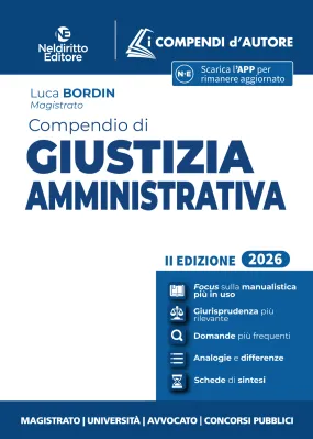 COMPENDIO DI GIUSTIZIA AMMINISTRATIVA
