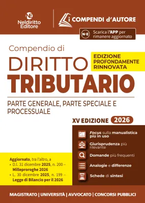 COMPENDIO DI DIRITTO TRIBUTARIO