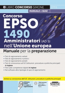 CONCORSO EPSO 1490 AMMINISTRATORI NELL'U