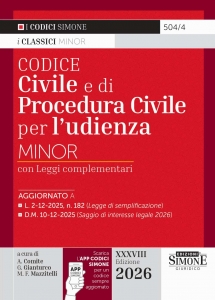 CODICE CIVILE E DI PROCEDURA CIVILE PER