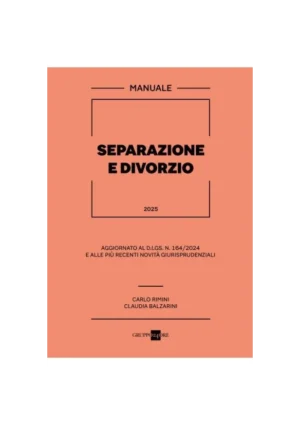 SEPARAZIONE E DIVORZIO