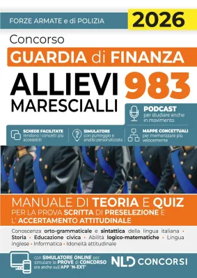 CONCORSO GUARDIA DI FINANZA 983 ALLIEVI