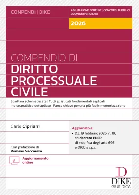 D3 COMPENDIO DI DIRITTO PROCESSUALE CIVI