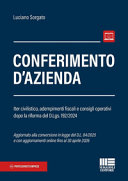 CONFERIMENTO D'AZIENDA