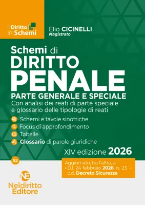 SCHEMI DI DIRITTO PENALE PARTE GENERALE
