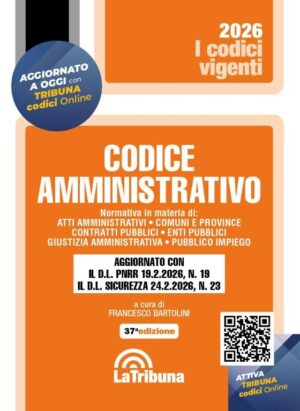 CODICE DEL PROCESSO AMMINISTRATIVO 2026